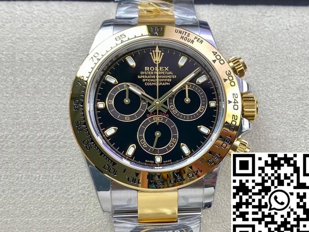 Dial M116503-0004 Daytona Rolex Black BT Factory Gold Yellow 0122